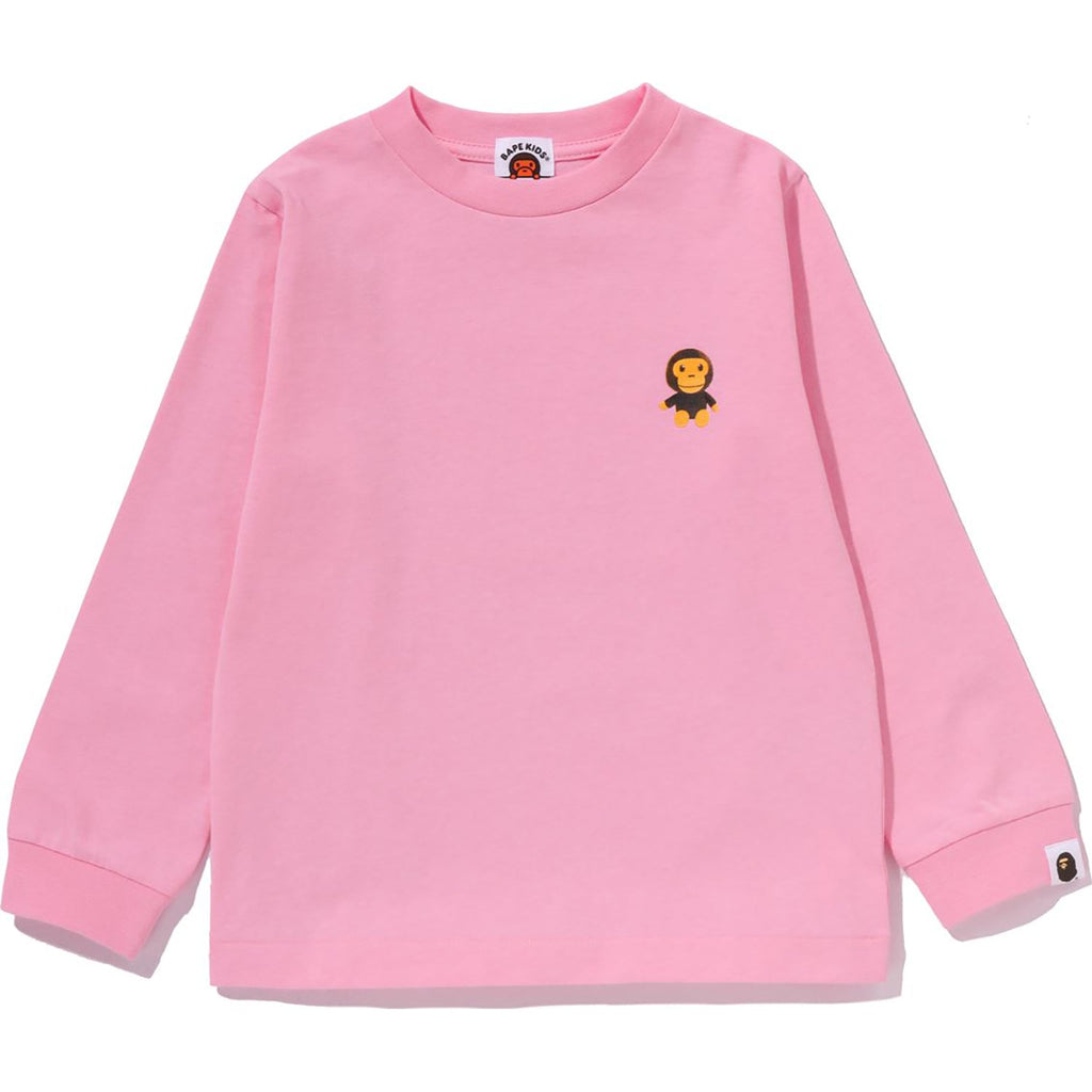 BAPE MILO PLUSH DOLL ONE POINT LS TEE KIDS