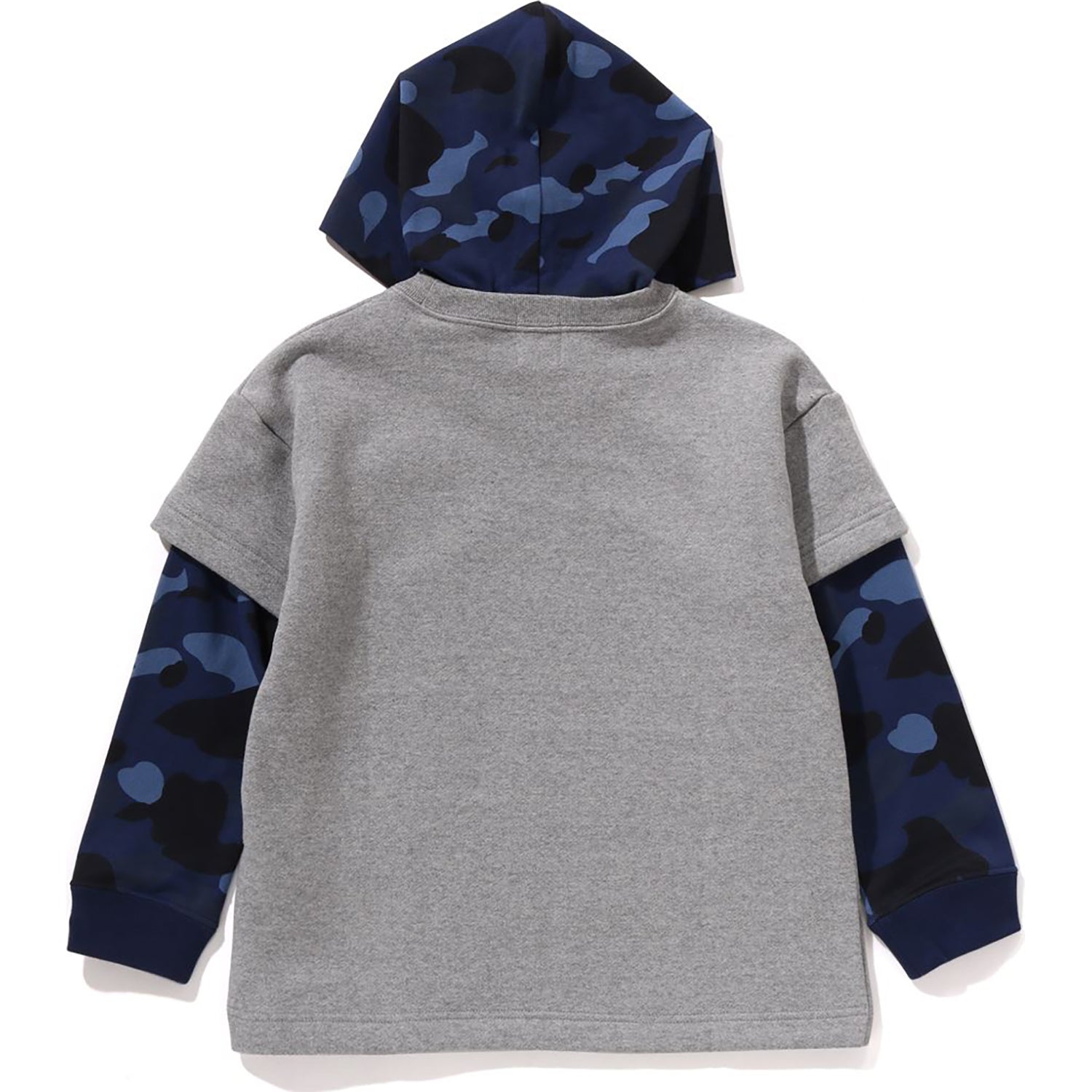 BAPE COLOR CAMO LAYERED RELAXED FIT PULLOVER HOODIE KIDS