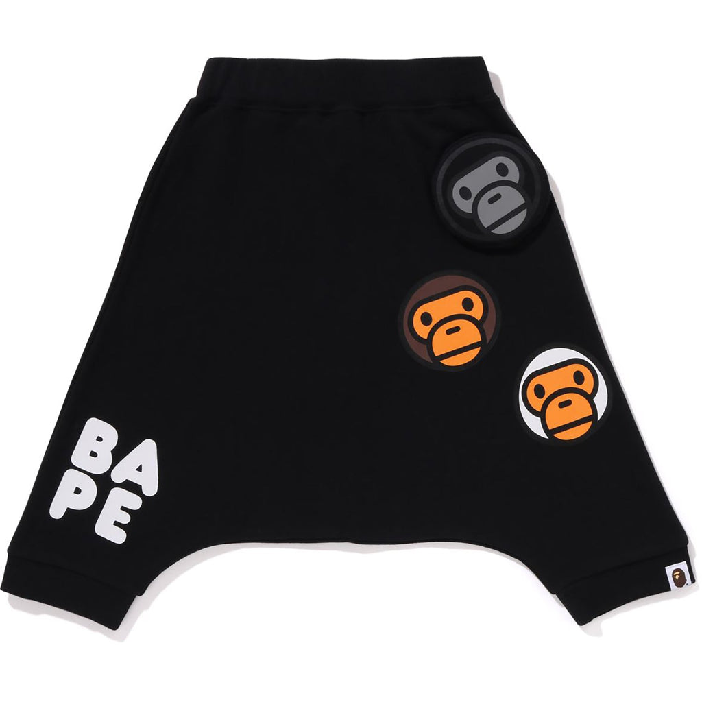 BAPE BABY MILO SAROUEL SWEAT SHORTS KIDS