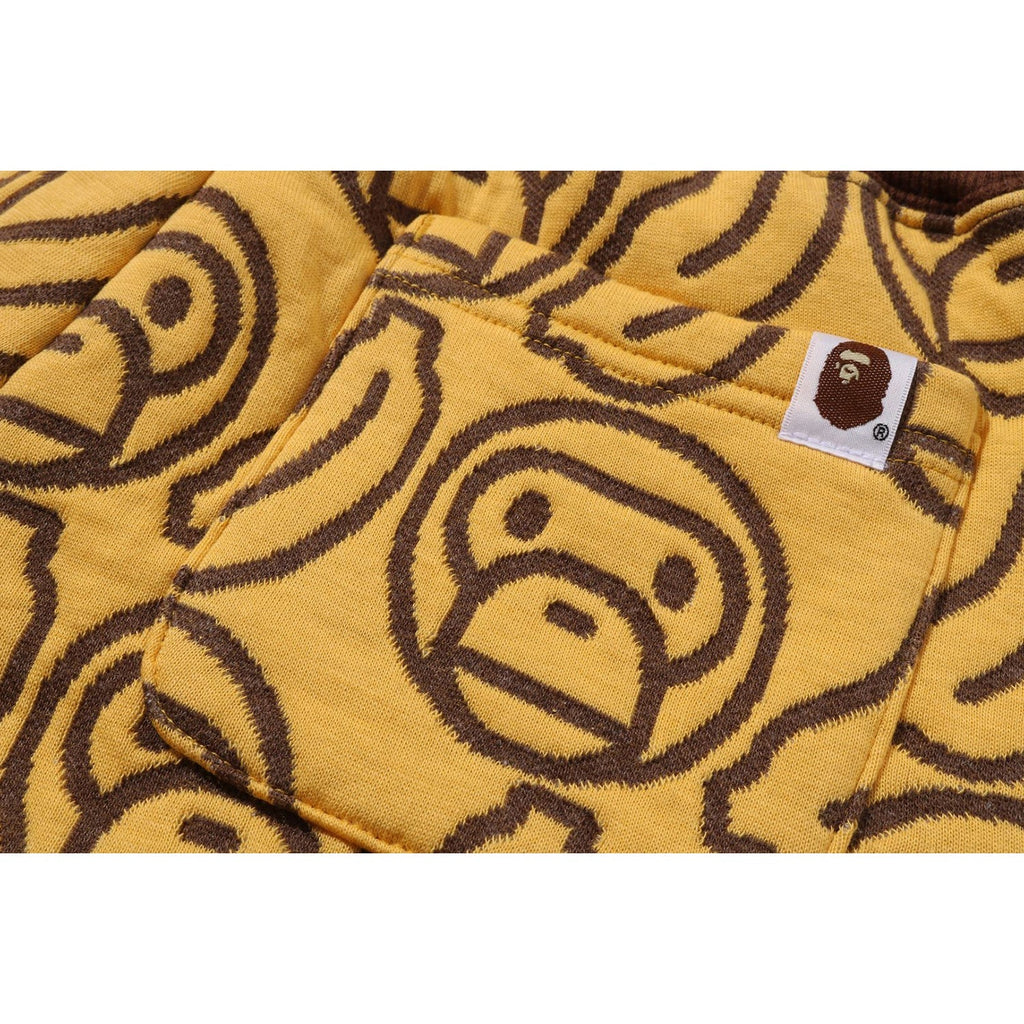 BAPE BANANA MILO KNIT JACQUARD SHORTS KIDS