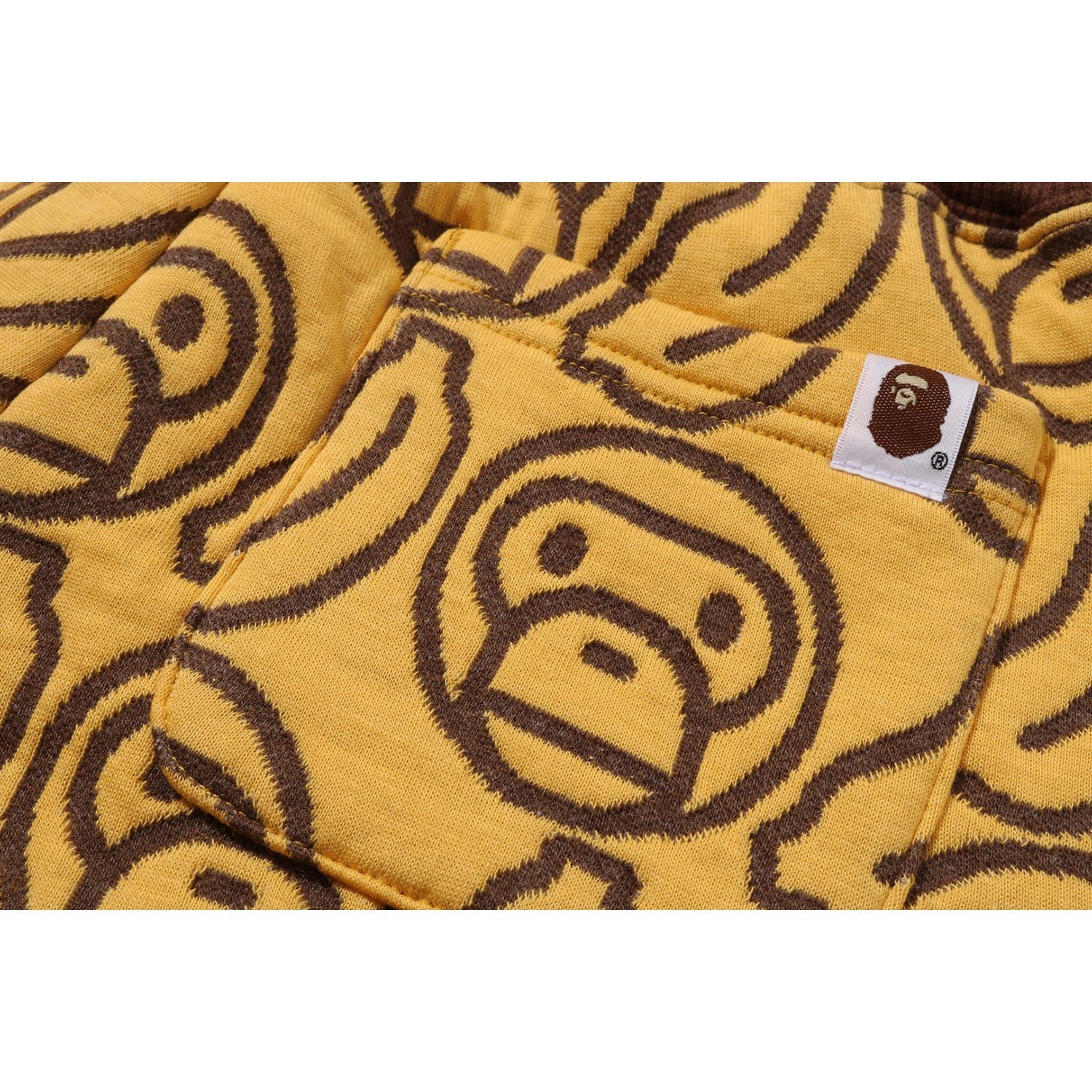 BAPE BANANA MILO KNIT JACQUARD SHORTS KIDS