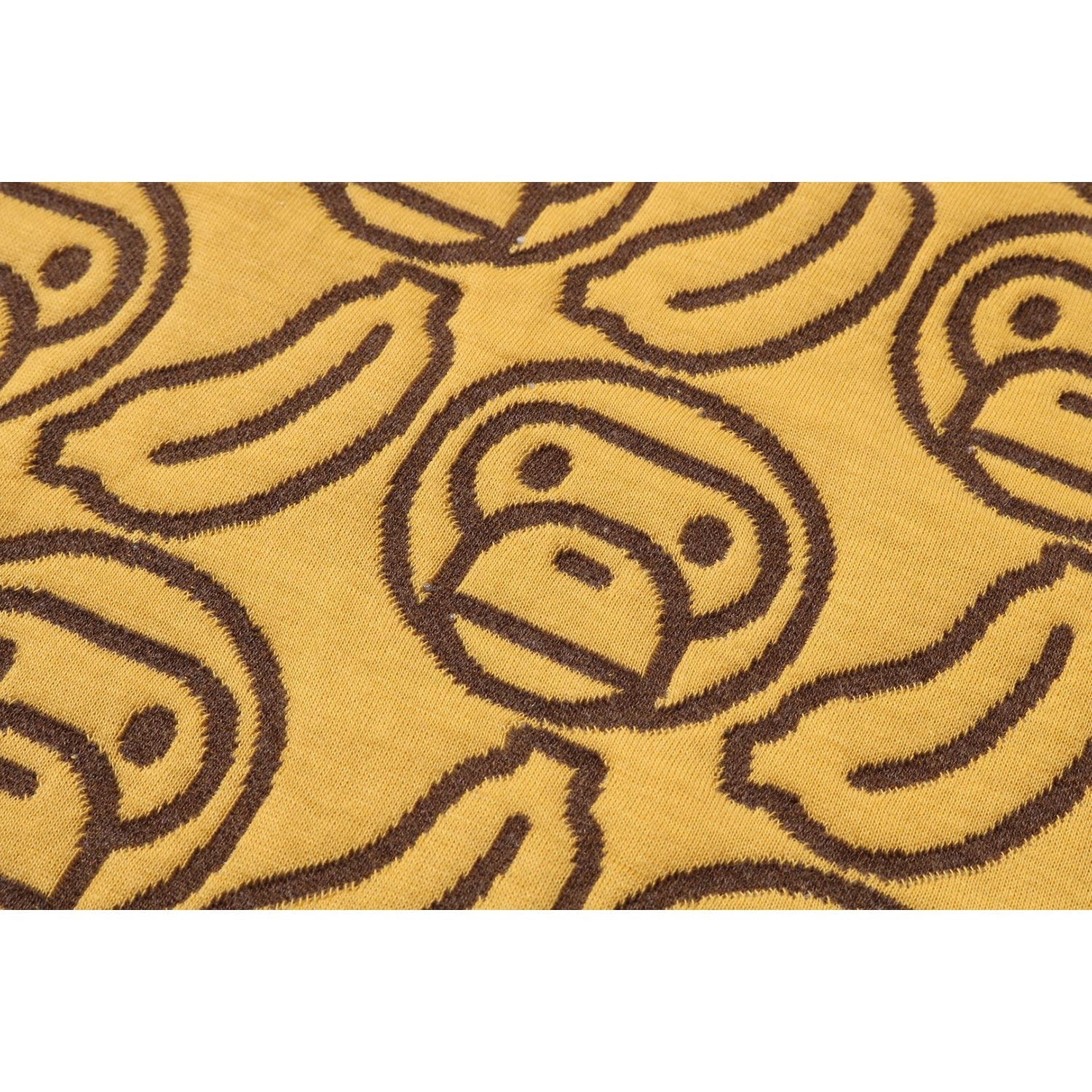 BAPE BANANA MILO KNIT JACQUARD CREWNECK SWEATSHIRT KIDS