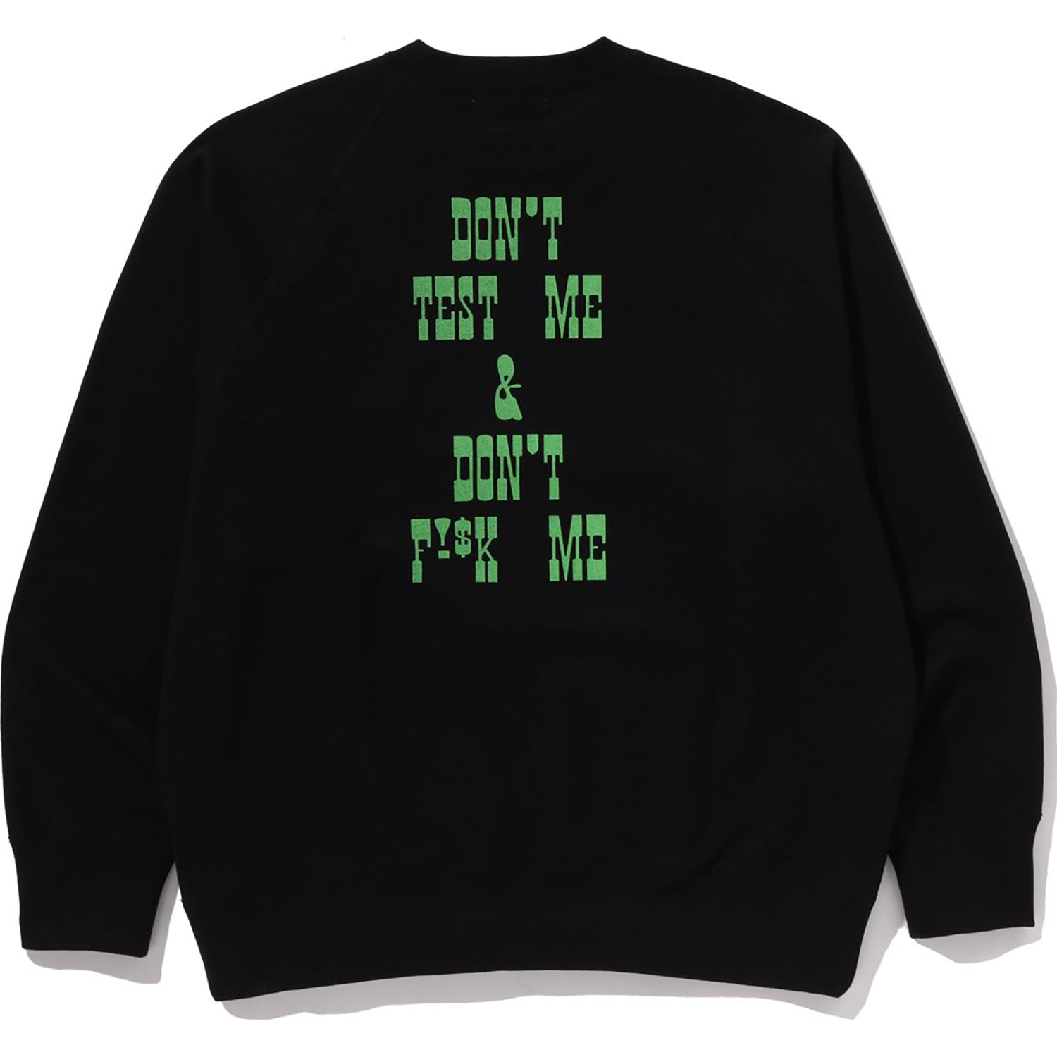 BAPE MILO BORG RELAXED FIT CREWNECK SWEATSHIRT MENS