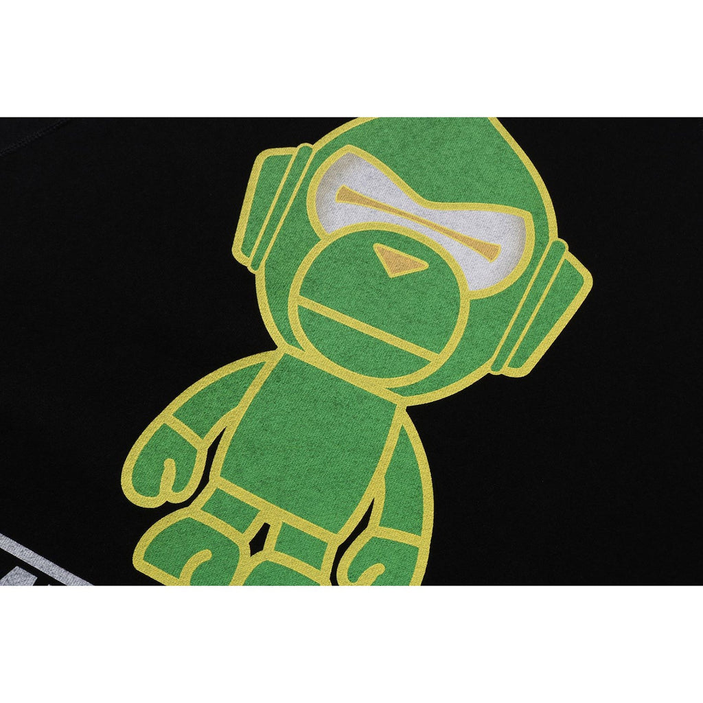 BAPE MILO BORG RELAXED FIT CREWNECK SWEATSHIRT MENS