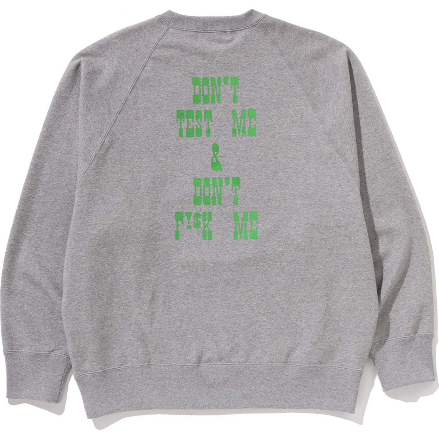 BAPE MILO BORG RELAXED FIT CREWNECK SWEATSHIRT MENS