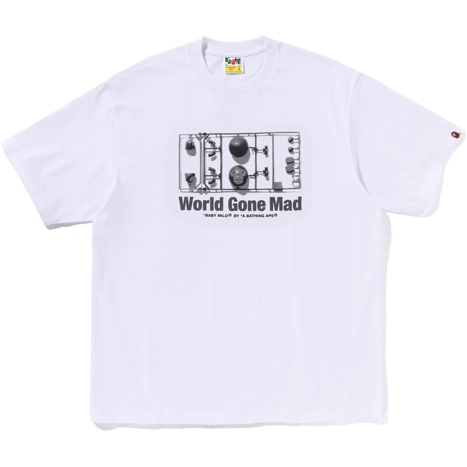 BAPE BABY MILO FIGURE RELAXED FIT TEE MENS
