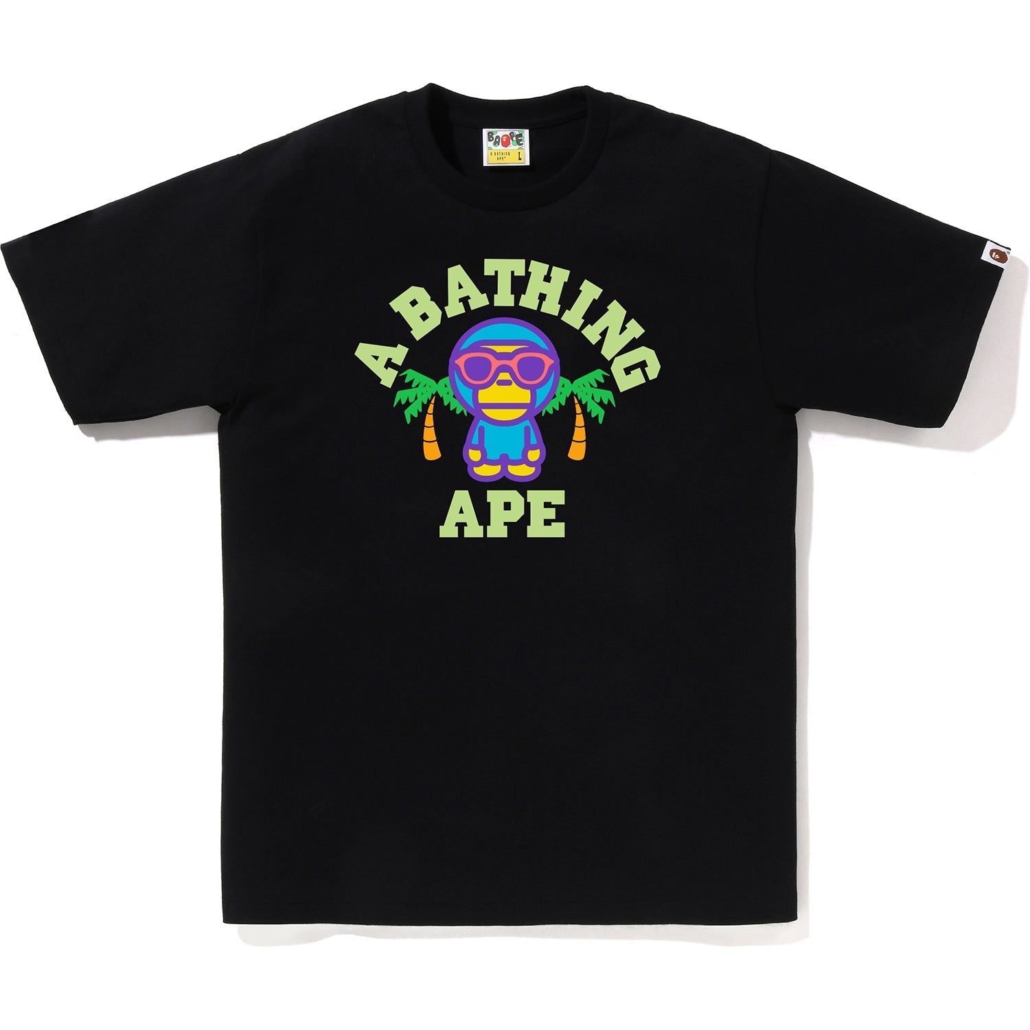 BAPE COLORS MILO COLLEGE SUMMER TEE MENS