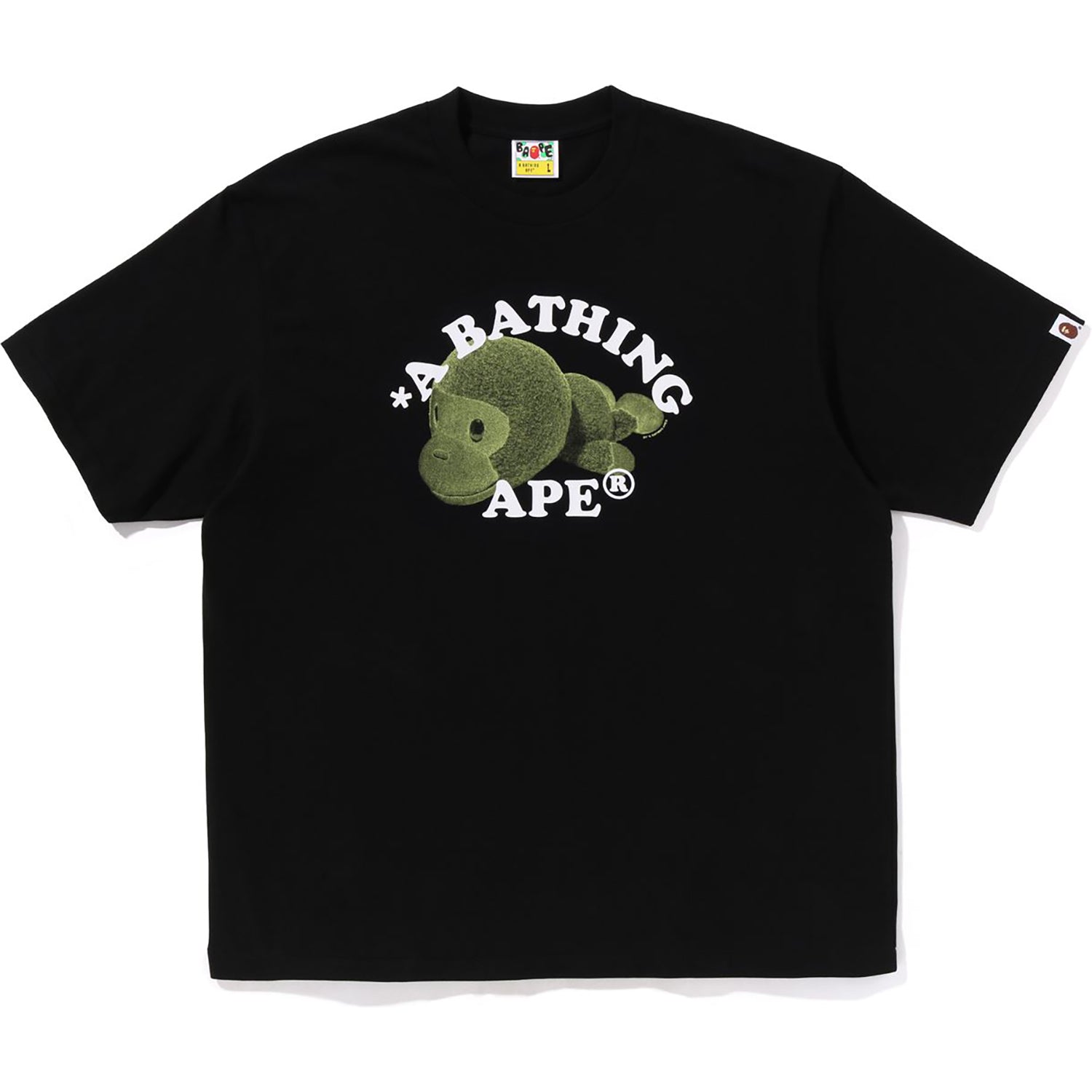 BAPE MILO COLLEGE RELAXED FIT TEE MENS