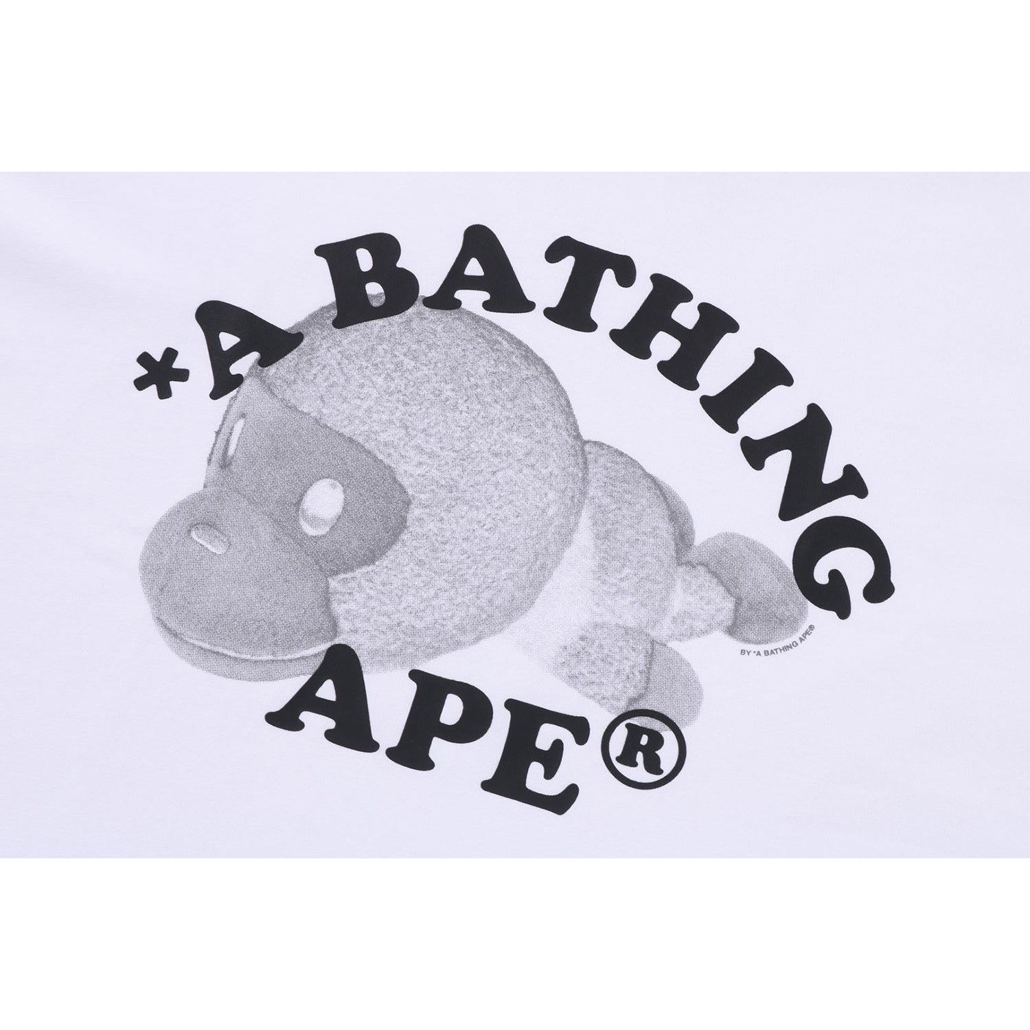 BAPE MILO COLLEGE RELAXED FIT TEE MENS