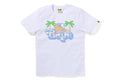 BAPE PALM TREE PATTERN MILO ON TEE LADIES