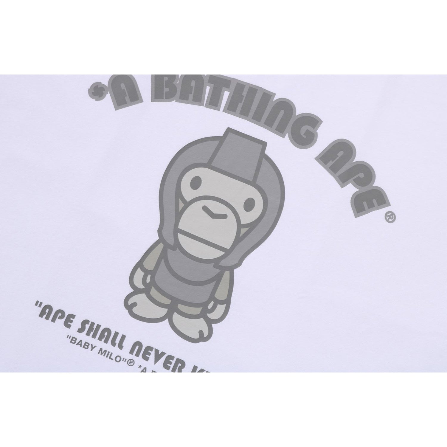 BAPE GENERAL MILO RELAXED FIT TEE MENS