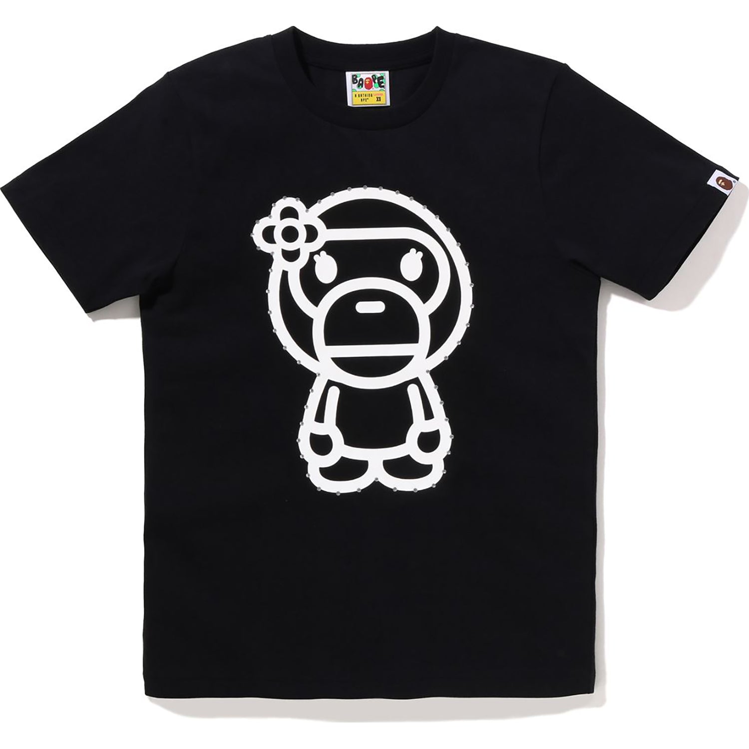 BAPE CRYSTAL STONE BIG BABY LISA TEE LADIES