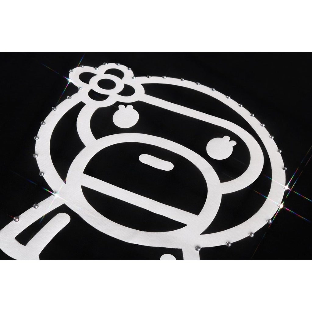 BAPE CRYSTAL STONE BIG BABY LISA TEE LADIES