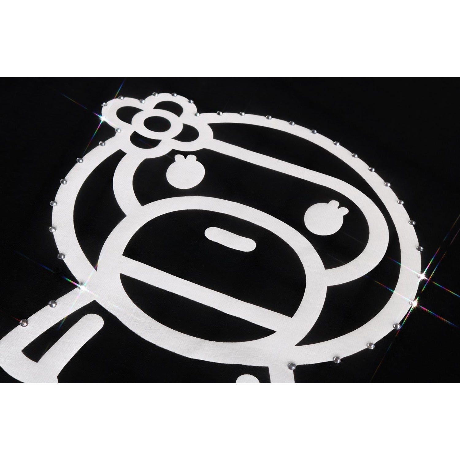 BAPE CRYSTAL STONE BIG BABY LISA TEE LADIES