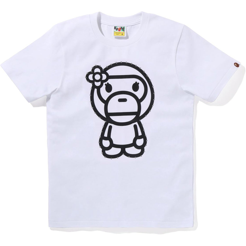 BAPE CRYSTAL STONE BIG BABY LISA TEE LADIES