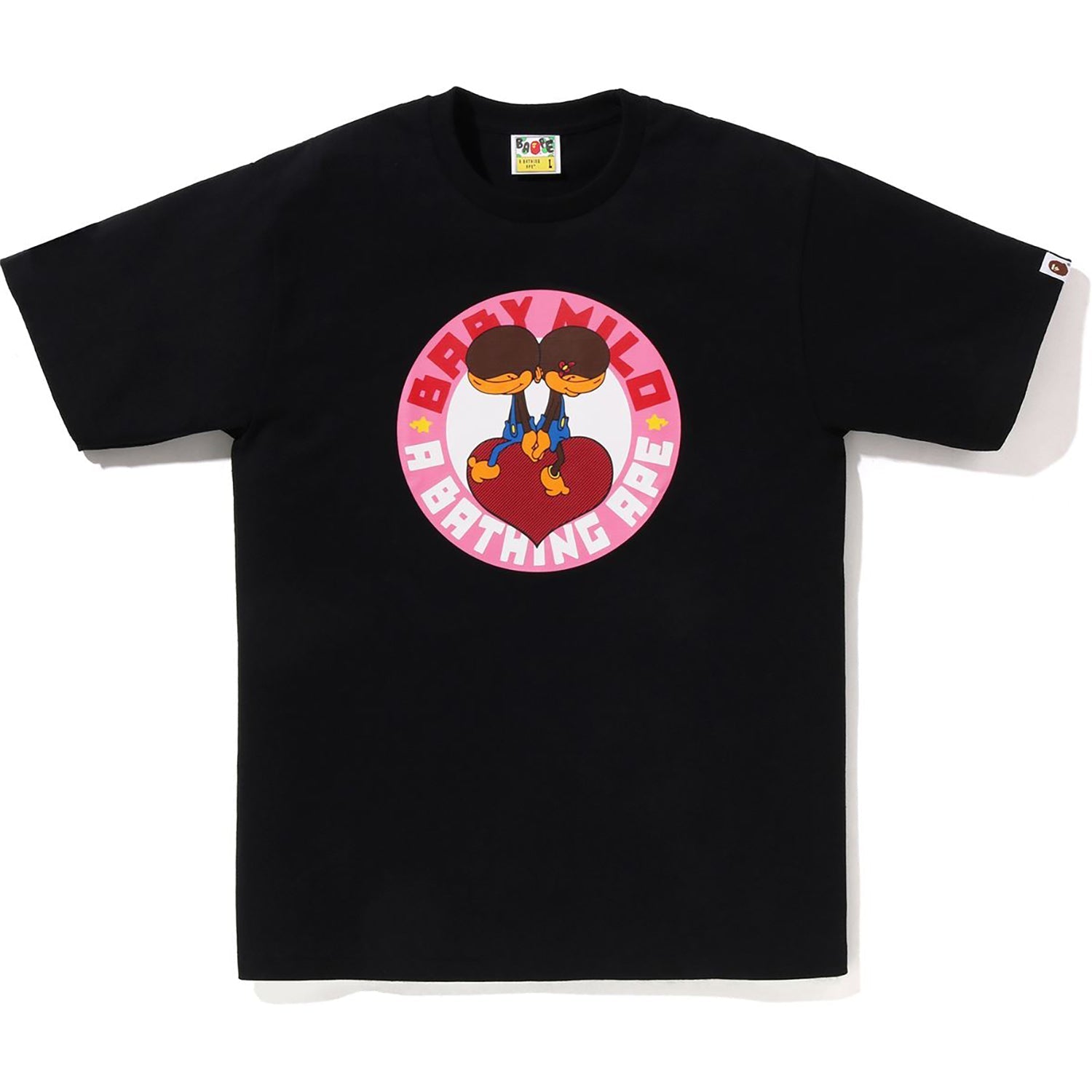 BAPE HEART BABY MILO TEE MENS