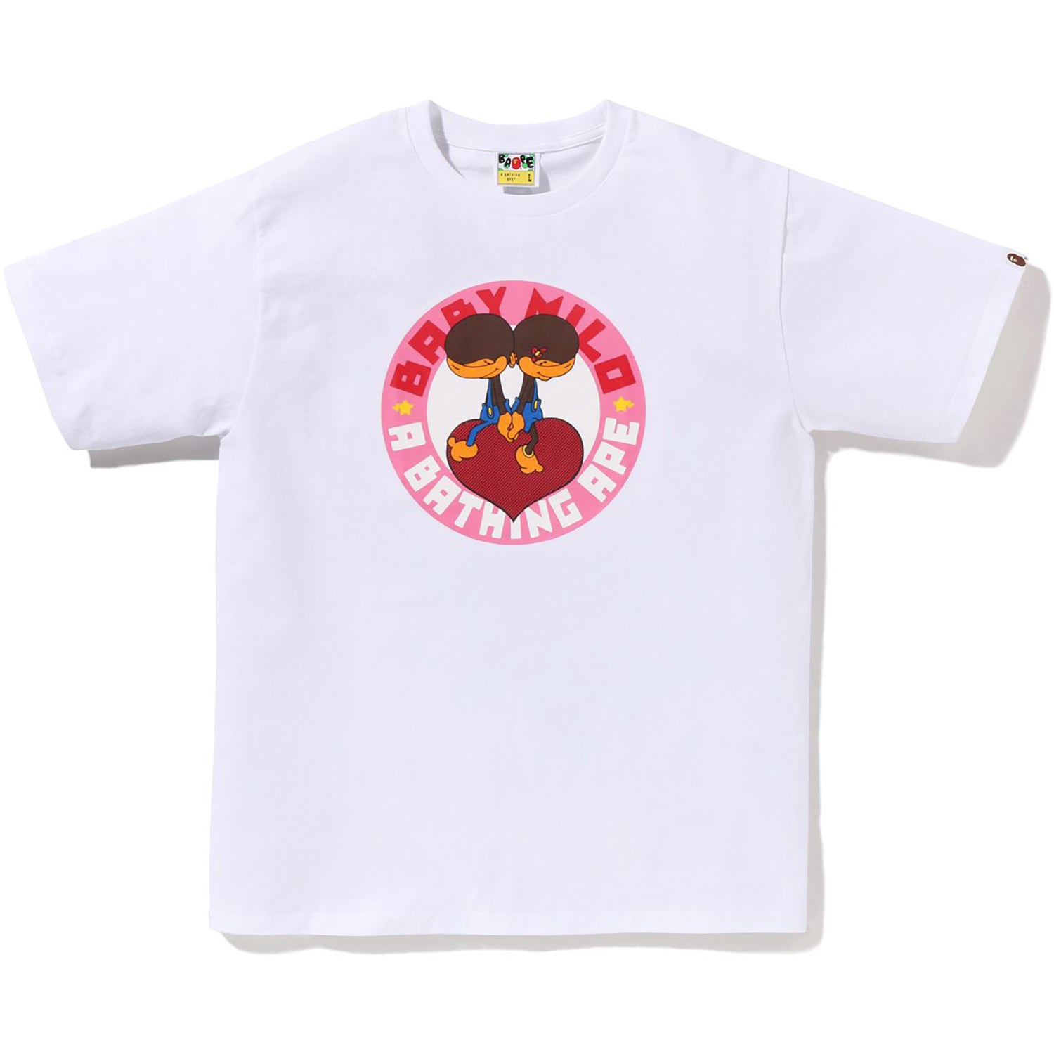 BAPE HEART BABY MILO TEE MENS