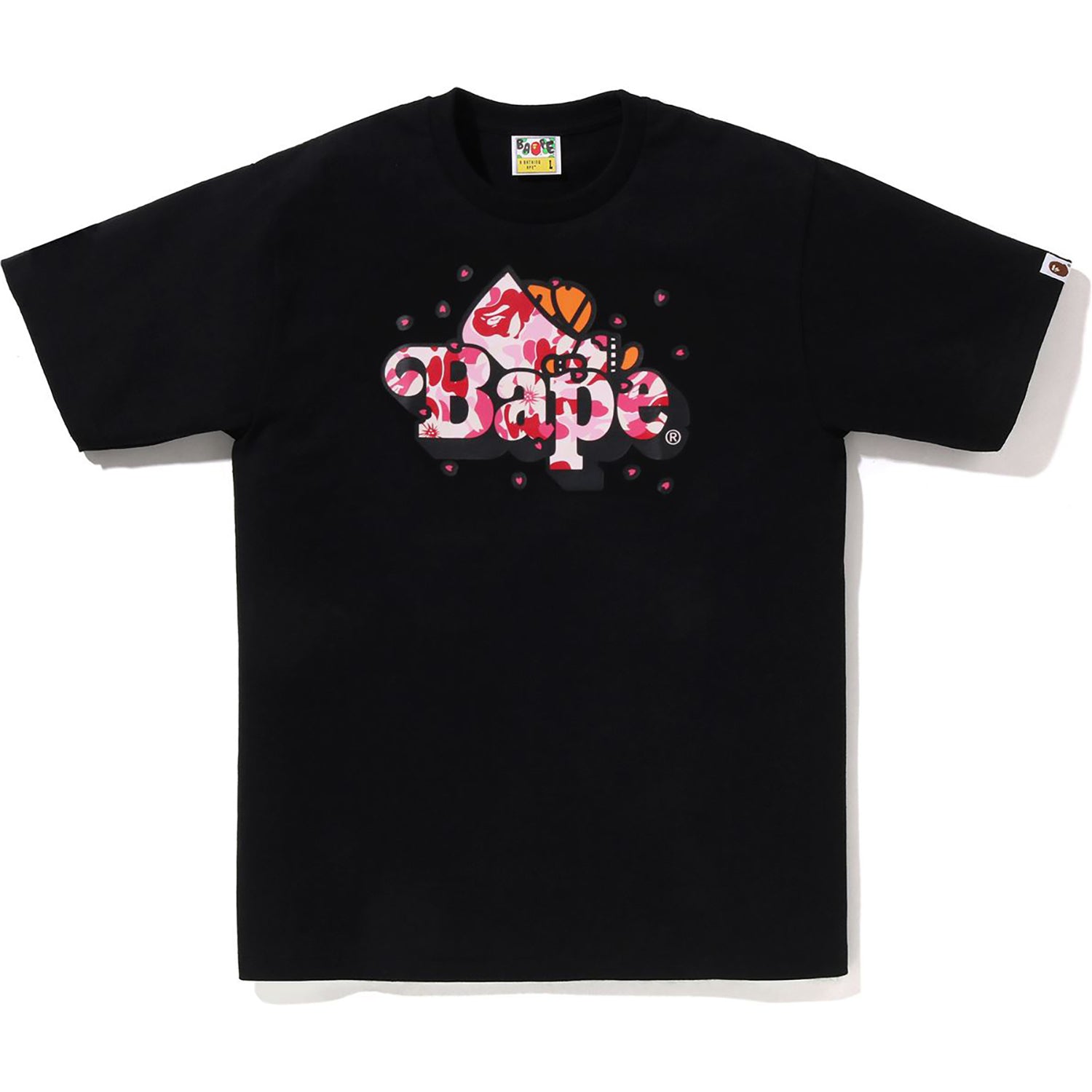 BAPE ABC SAKURA CAMO MILO ON TEE MENS