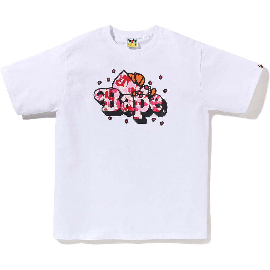 BAPE ABC SAKURA CAMO MILO ON TEE MENS