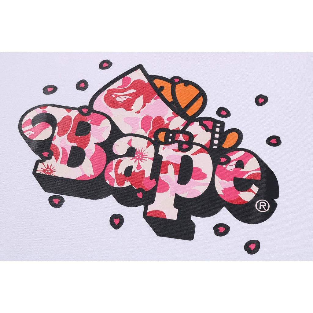 BAPE ABC SAKURA CAMO MILO ON TEE MENS