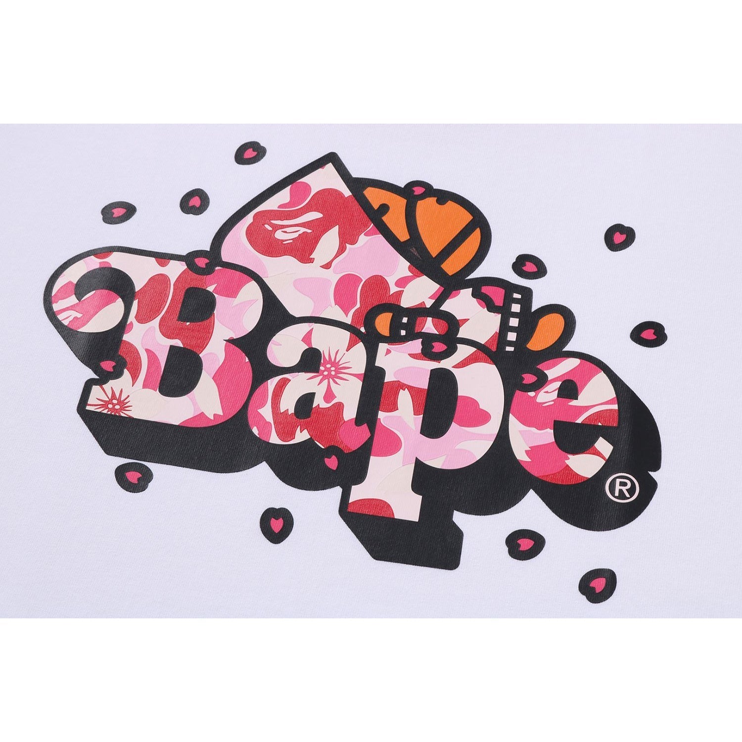 BAPE ABC SAKURA CAMO MILO ON TEE MENS