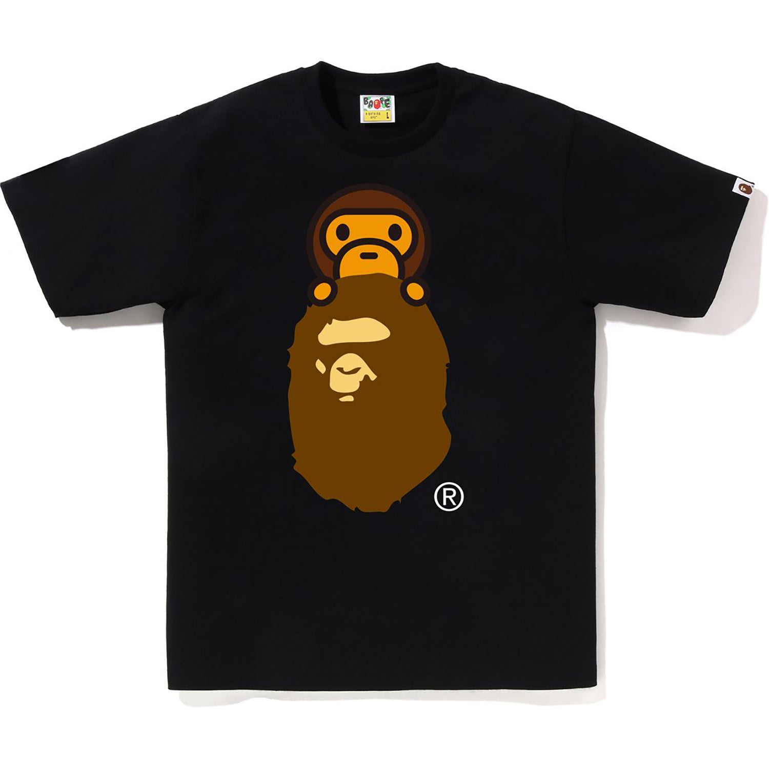 BAPE MILO ON APE HEAD TEE MENS
