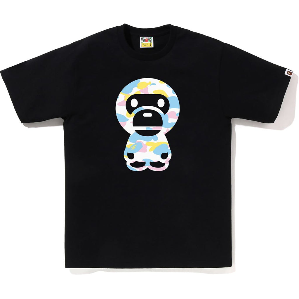 BAPE NEW MULTI CAMO BIG BABY MILO TEE MENS