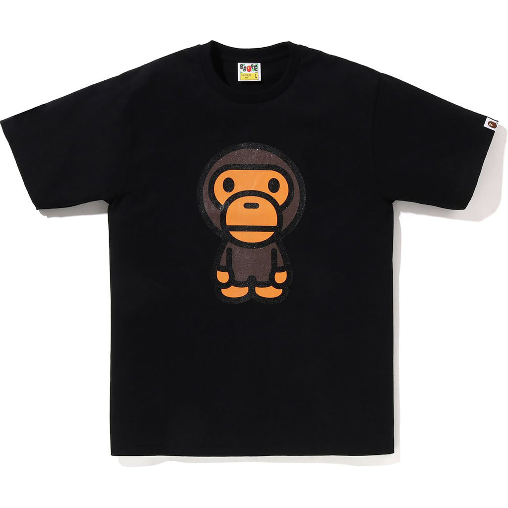 BAPE GLITTER BIG BABY MILO TEE MENS