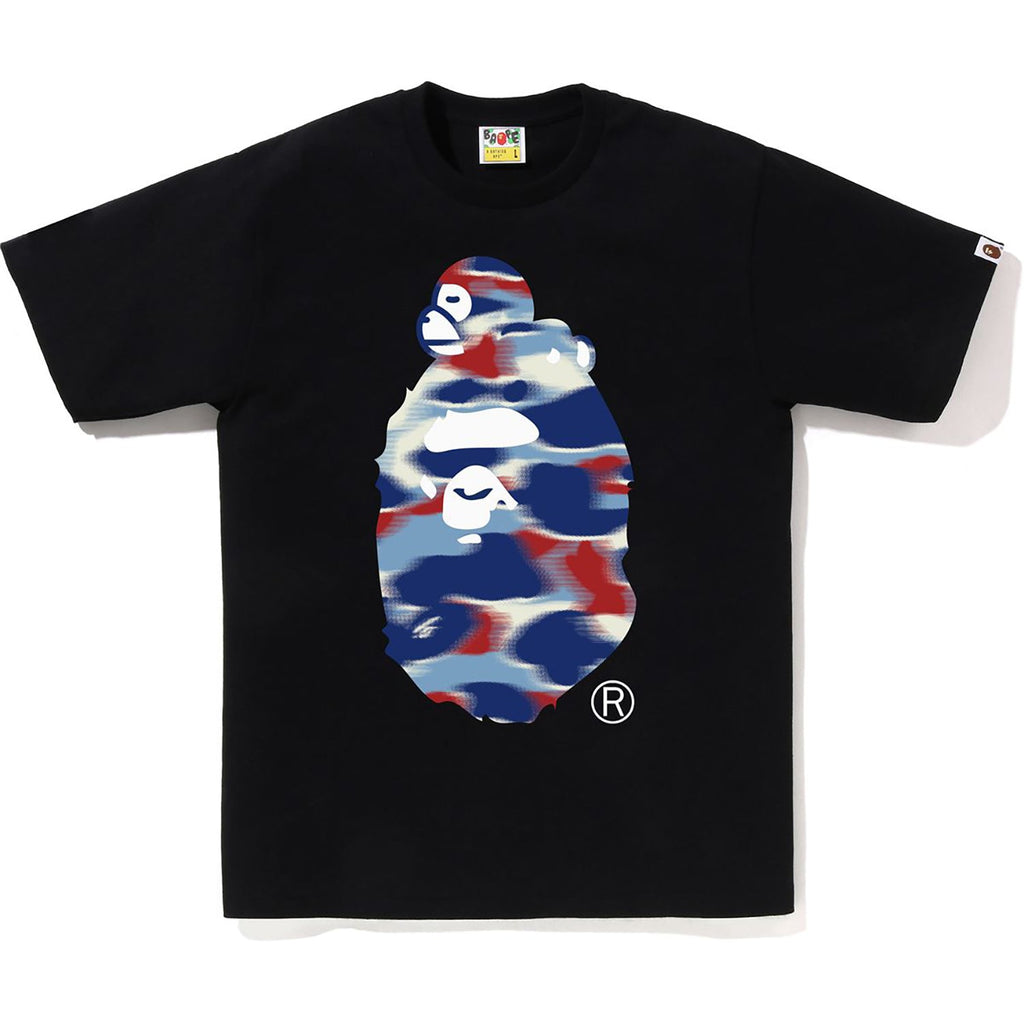 BAPE SCREEN CAMO MILO ON BIG APE TEE MENS