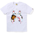 BAPE NEW MULTI CAMO MILO SHARK TEE LADIES