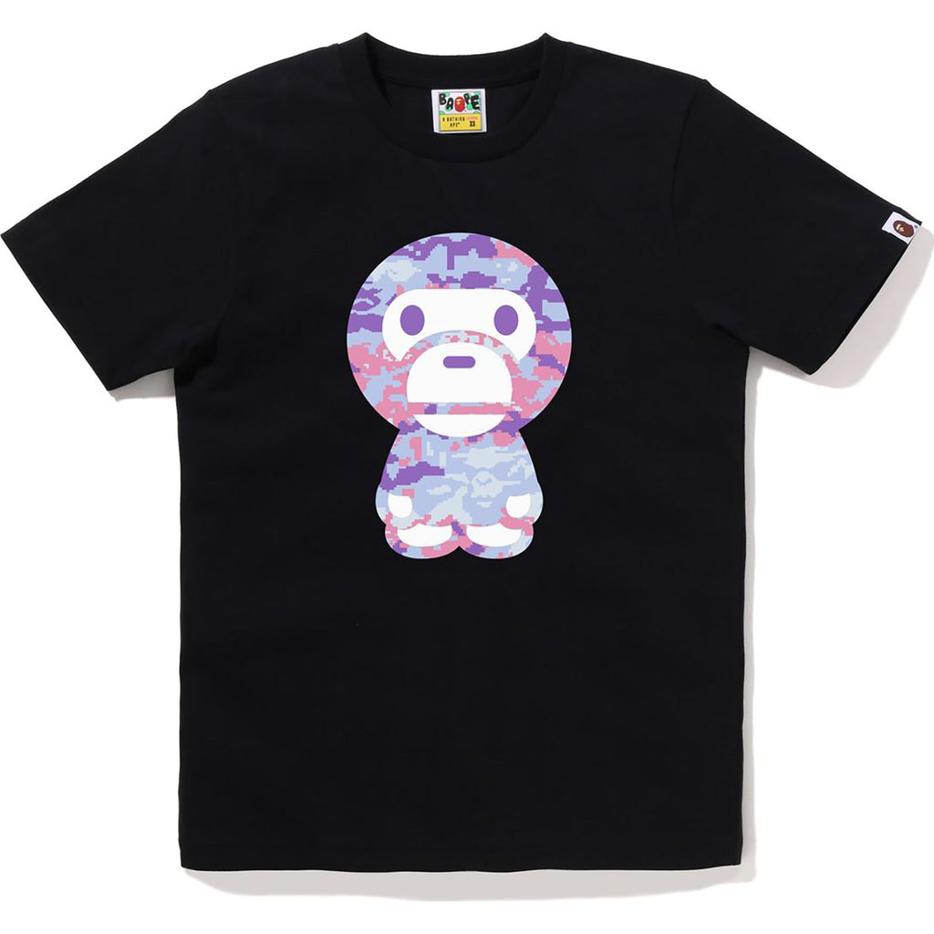 BAPE MULTI PIXEL CAMO BIG BABY MILO TEE LADIES