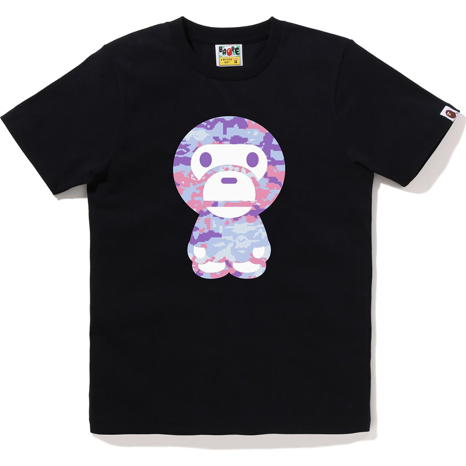BAPE MULTI PIXEL CAMO BIG BABY MILO TEE LADIES