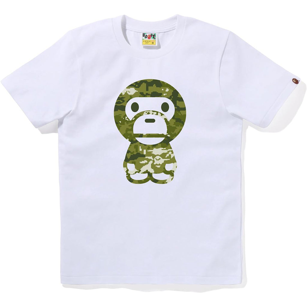 BAPE MULTI PIXEL CAMO BIG BABY MILO TEE LADIES