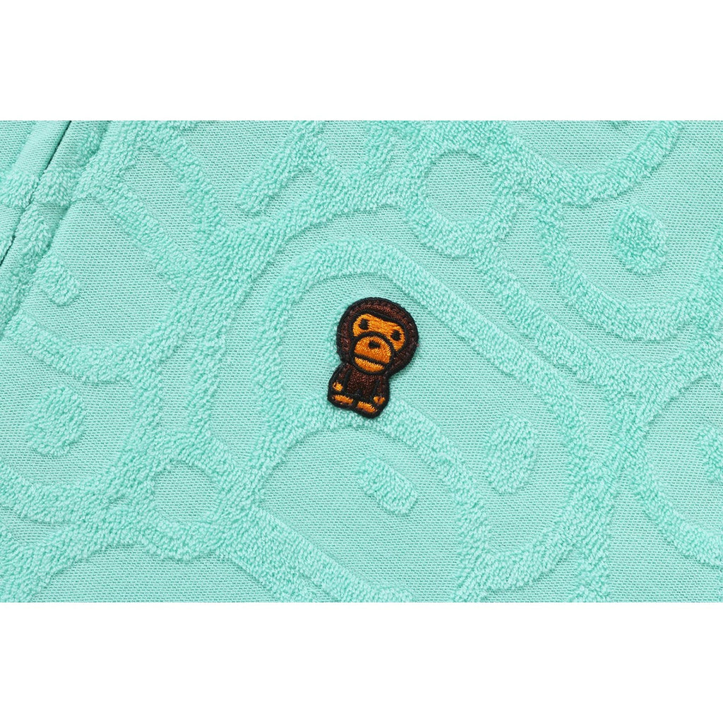BAPE ALL BABY MILO PILE ZIP HOODIE KIDS