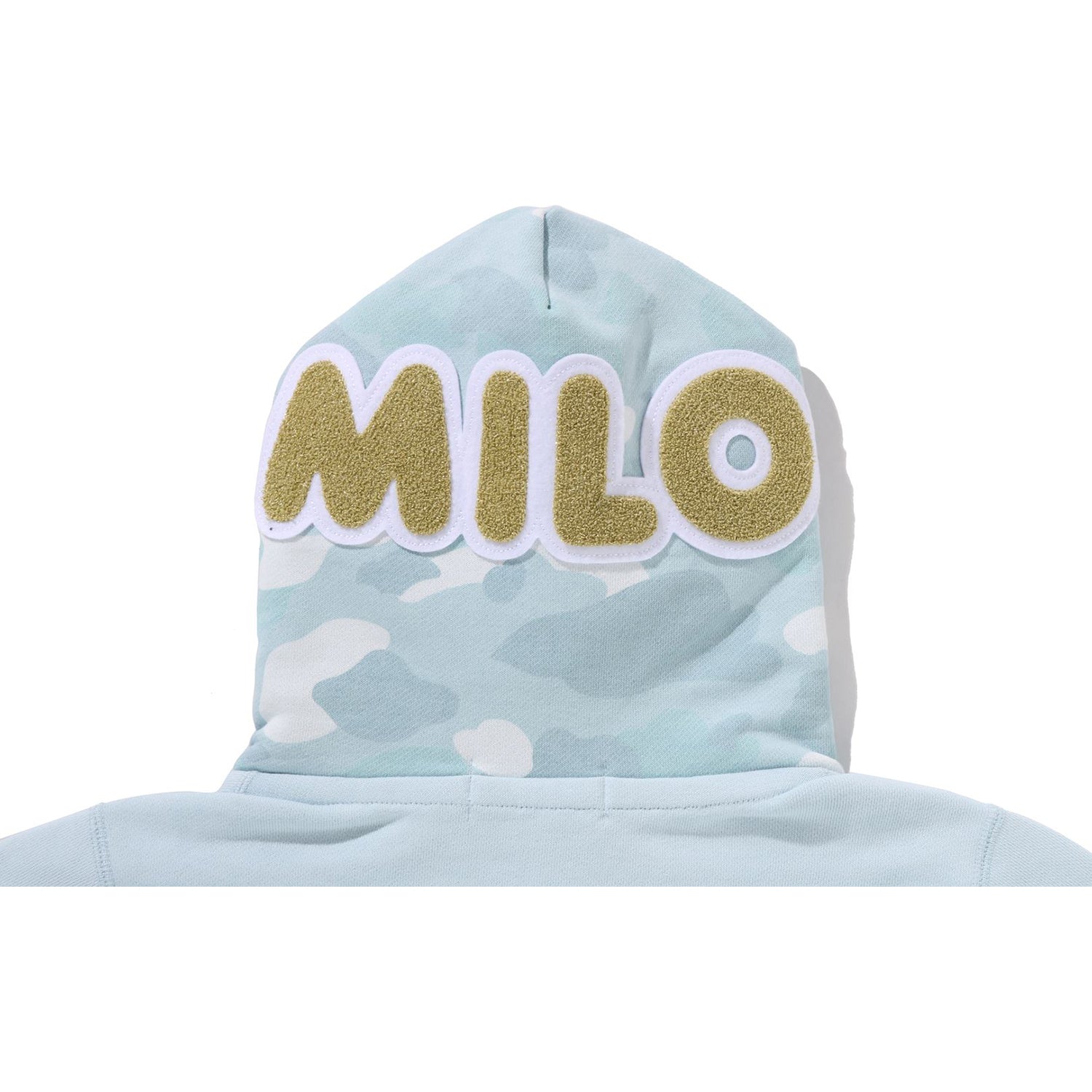 BAPE MILO SHARK CROPPED FULL ZIP DOUBLE HOODIE LADIES