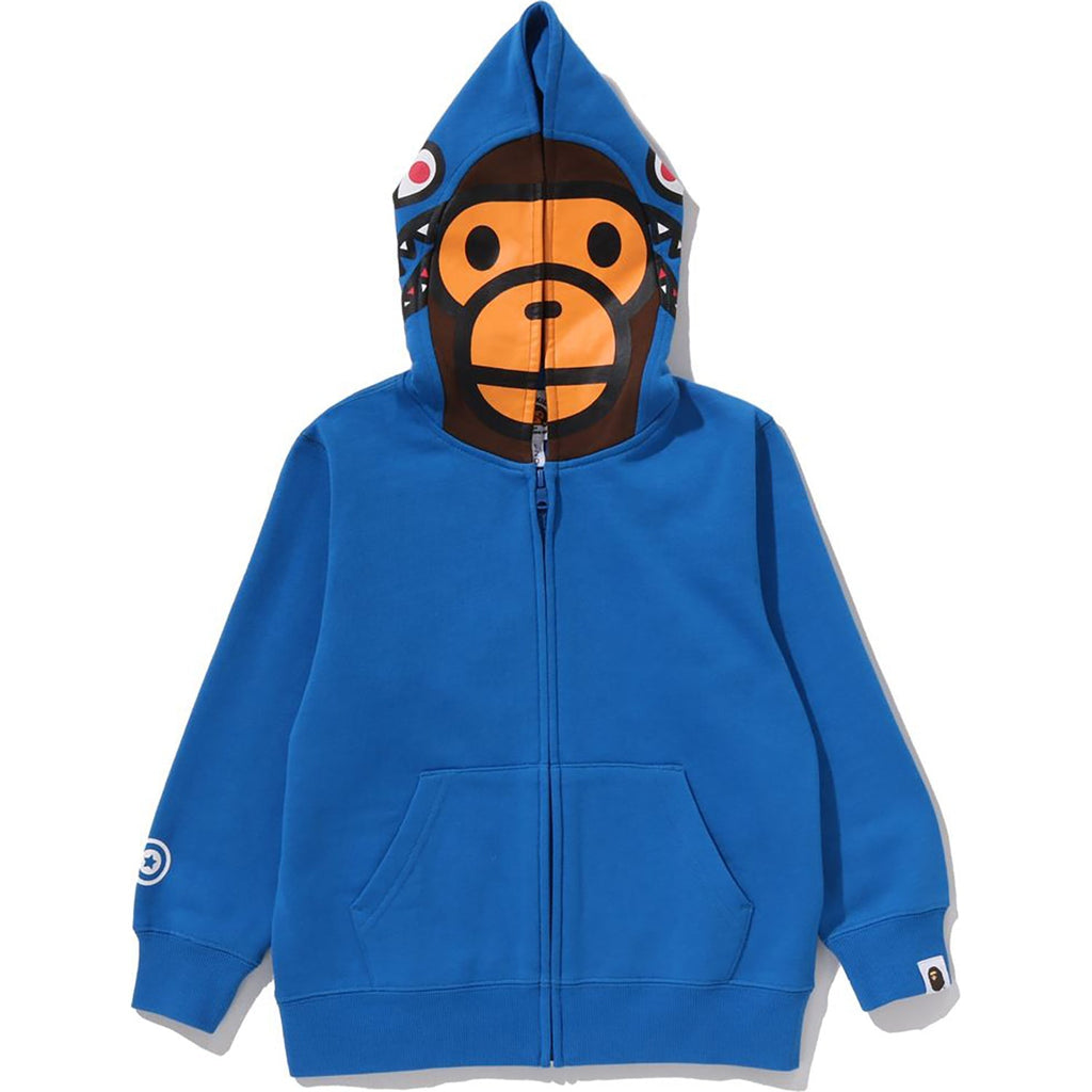BAPE MILO SHARK ZIP HOODIE KIDS
