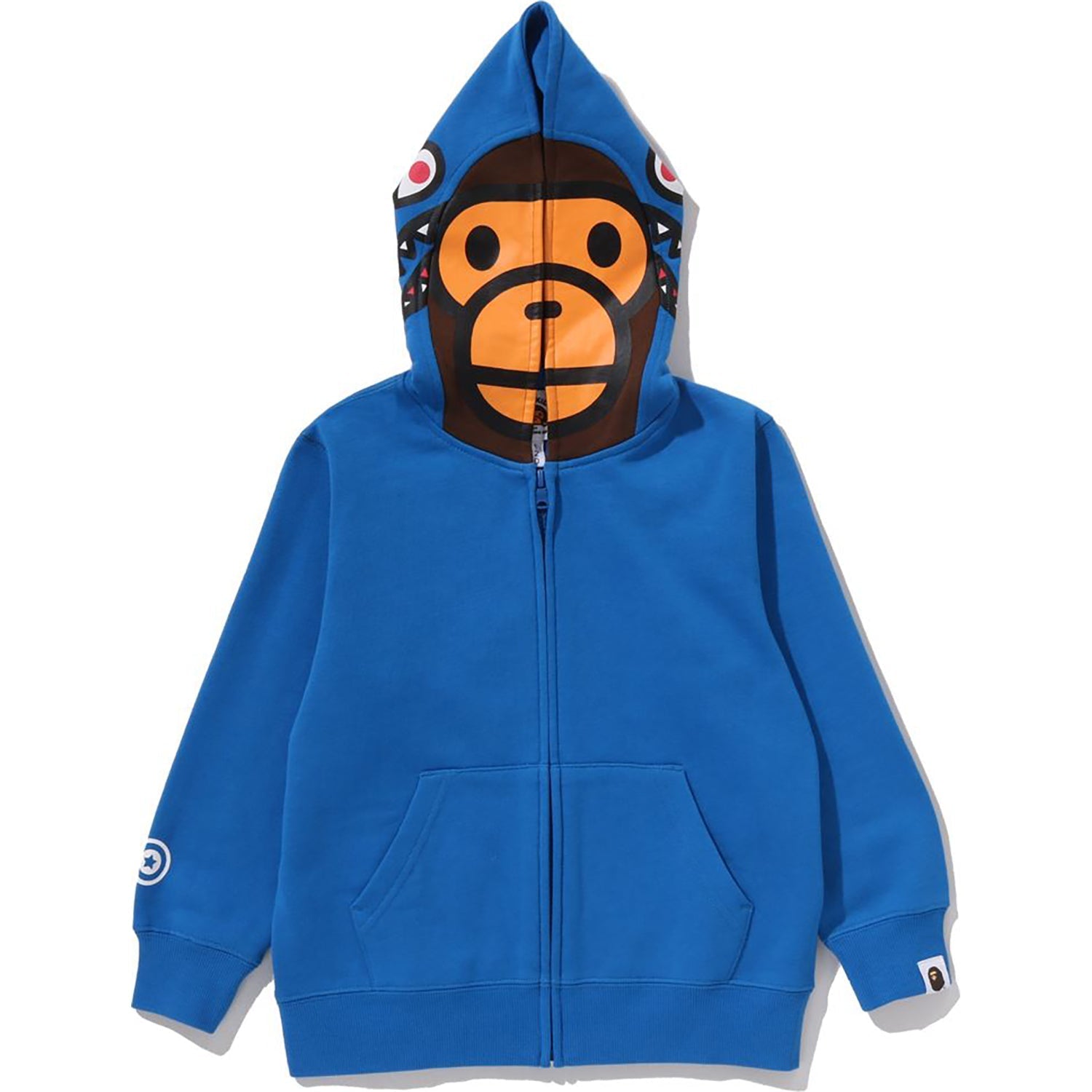 BAPE MILO SHARK ZIP HOODIE KIDS