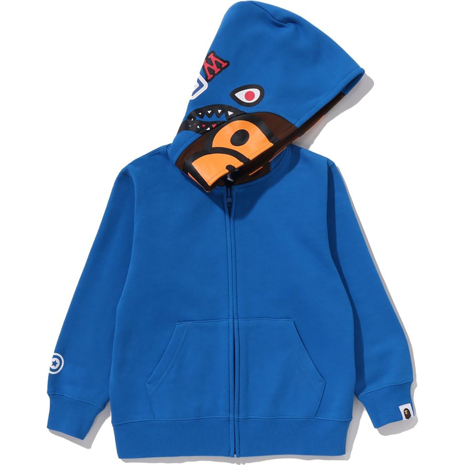 BAPE MILO SHARK ZIP HOODIE KIDS