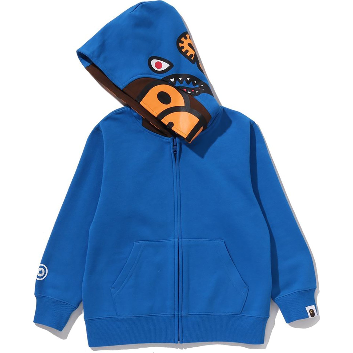 BAPE MILO SHARK ZIP HOODIE KIDS
