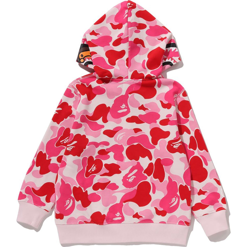 BAPE ABC CAMO MILO SHARK ZIP HOODIE KIDS