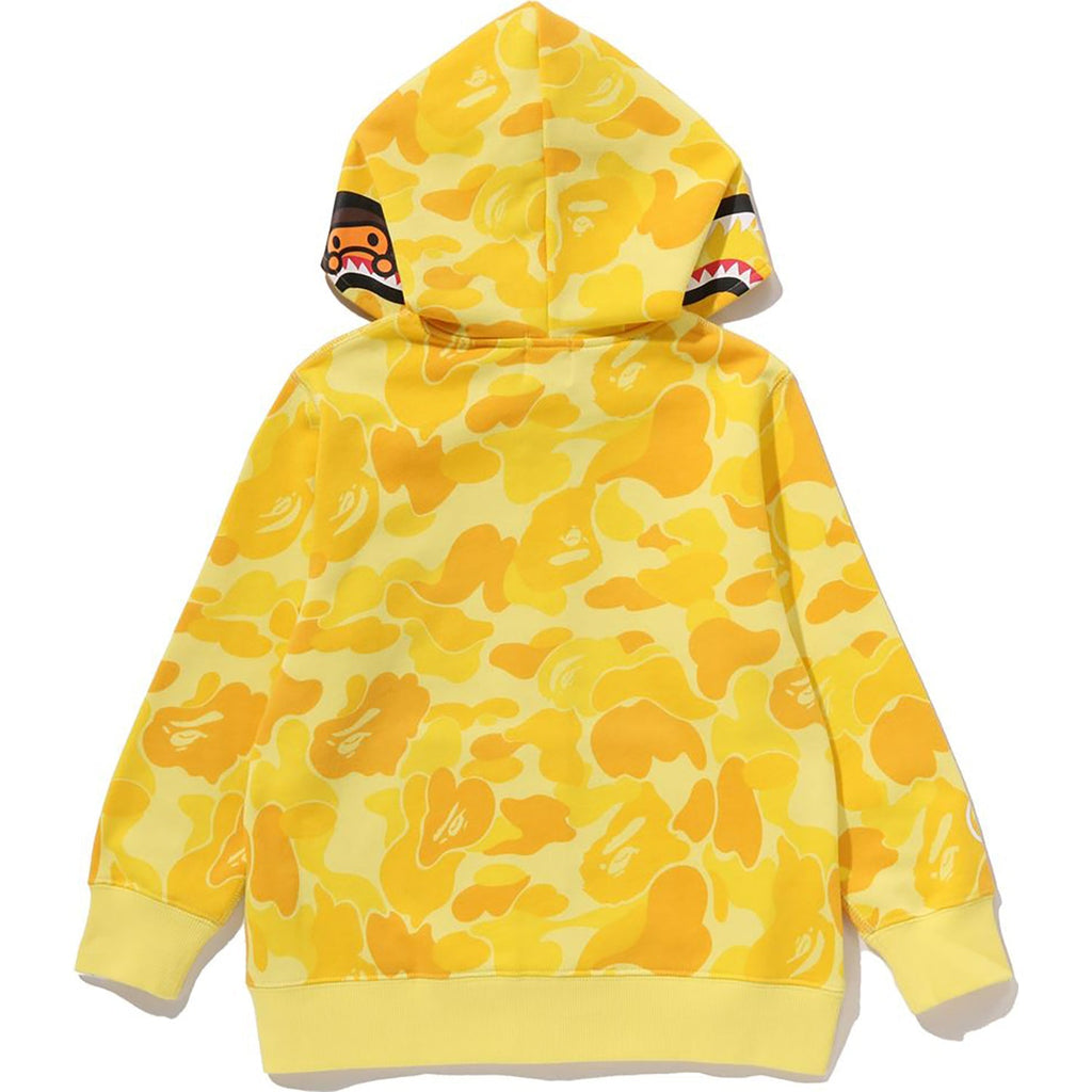 BAPE ABC CAMO MILO SHARK ZIP HOODIE KIDS