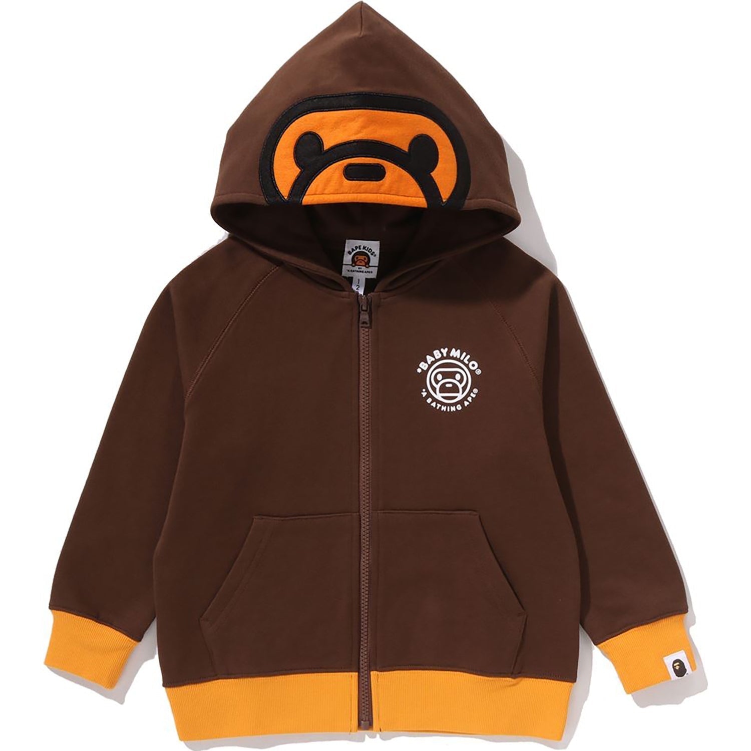 BAPE BABY MILO ZIP HOODIE KIDS