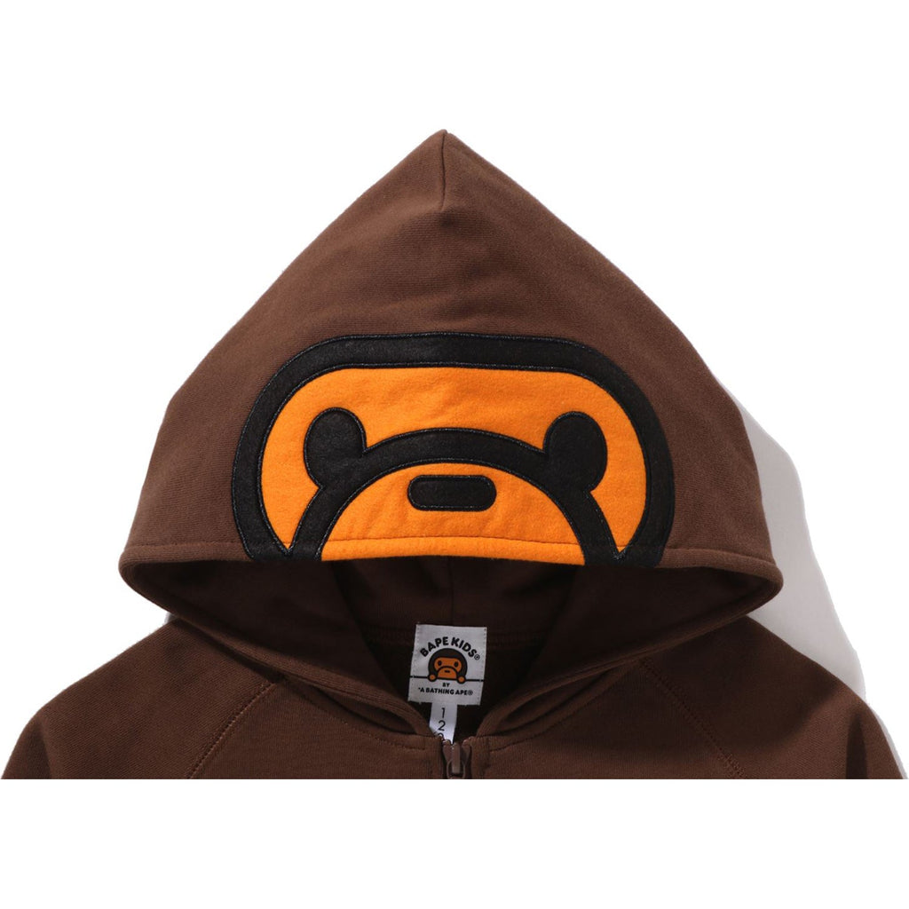 BAPE BABY MILO ZIP HOODIE KIDS