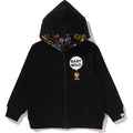 BAPE BABY MILO PATTERN REVERSIBLE ZIP HOODIE KIDS