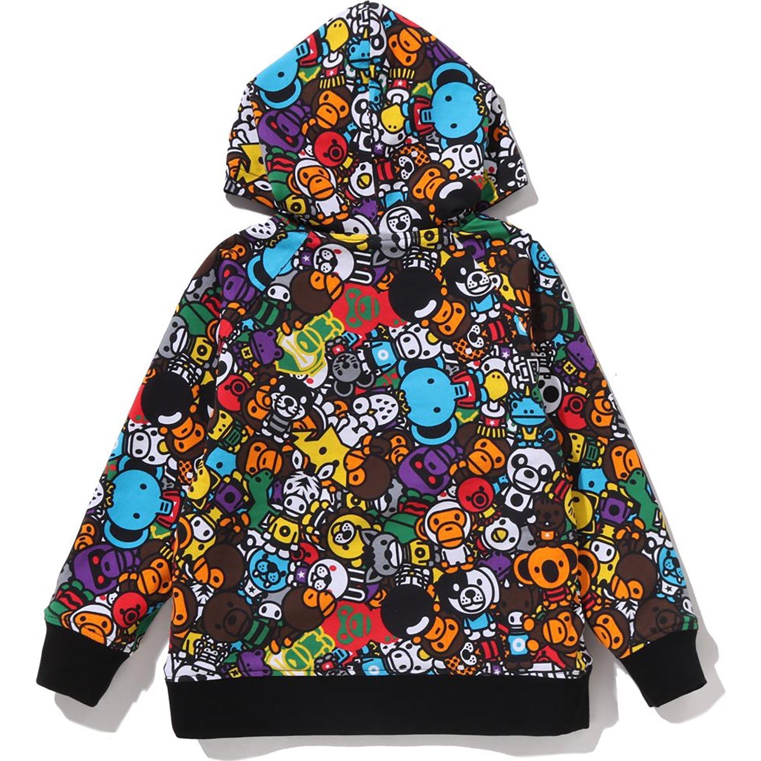 BAPE BABY MILO PATTERN REVERSIBLE ZIP HOODIE KIDS
