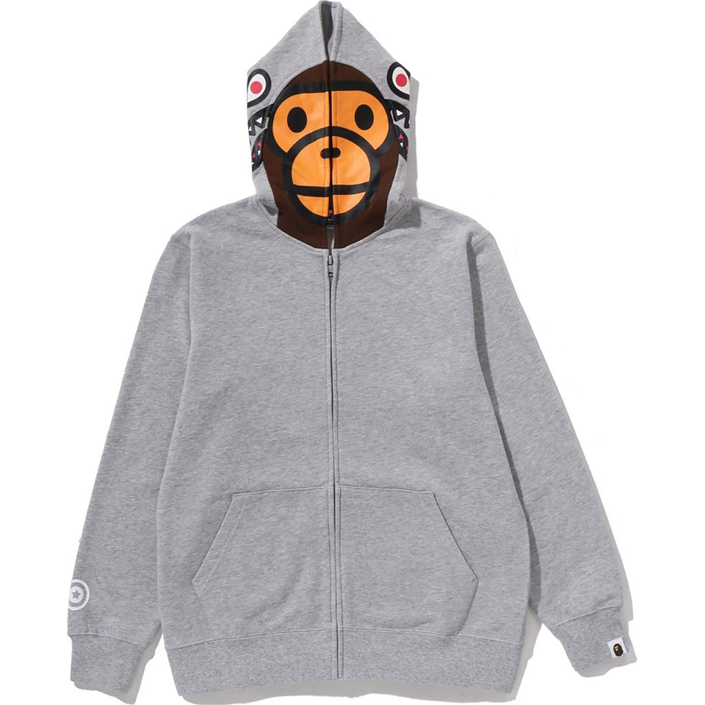 BAPE MILO SHARK ZIP HOODIE JR KIDS