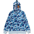 BAPE ABC CAMO MILO SHARK ZIP HOODIE JR KIDS