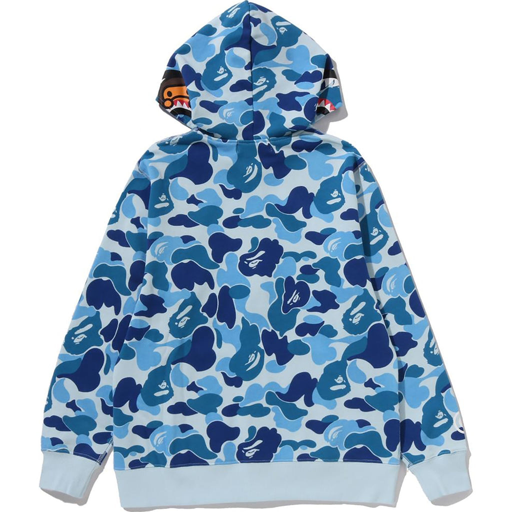 BAPE ABC CAMO MILO SHARK ZIP HOODIE JR KIDS