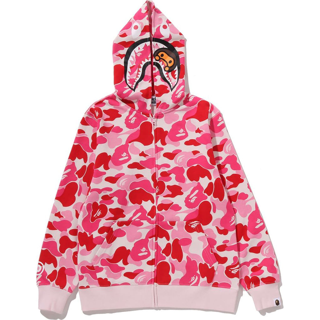 BAPE ABC CAMO MILO SHARK ZIP HOODIE JR KIDS