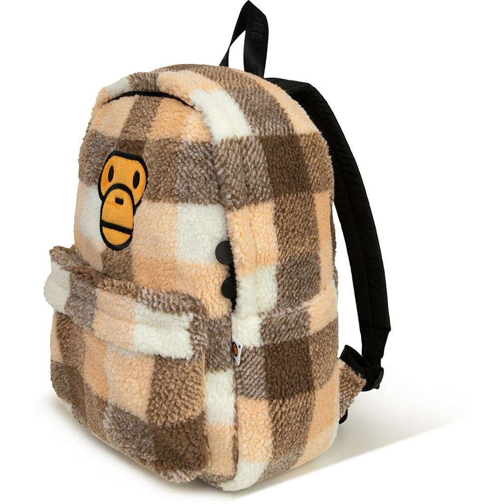 BAPE BABY MILO BACKPACK (SHERPA FUR)